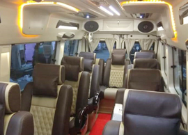 12 seater deluxe 1x1 tempo traveller hire in delhi