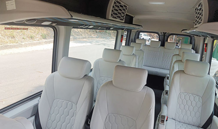 11+1 force urbania luxury van with 1x1 modified seats hire delhi