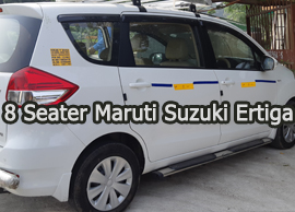 8 seater maruti suzuki ertiga car hire in delhi